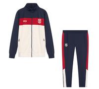Ensemble d'entraînement FC Barcelona pour enfants - saison 22/23 - taille 116 - bleu/beige - ensemble de training pour garçons et filles