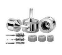 Ensemble D'entretien De Tuyaux En Cuivre De 3 Pièces Accessoires De Brosse Métallique De 0 5 À 1 Pouce Pour Perceuse Outil De Nettoyage Du Système De Réfrigération Pour L'élimination De La Rouille