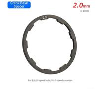 Ensemble d'entretoises de moyeu en alliage pour cassette à 7, 8, 9, 10, 11 vitesses, aluminium 6061 pour rondelle de vélo avec fente pour cale de corps Freehub, joint de réglage fin de transmission (2