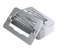 Ensemble d'entretoises de plaque murale en acier inoxydable résistant à la rouille, structure à double panneau pour une prise électrique sécurisée et un montage d'interrupteur, s'adapte aux prises