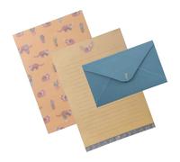 Ensemble D'enveloppes Amicales Et D'enveloppes En Papier Assorties Avec Floral Et Jolis Animaux Papeterie Pour Un Ami