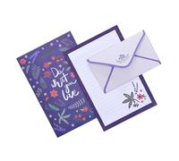 Ensemble D'enveloppes Amicales Et D'enveloppes En Papier Assorties Avec Floral Et Jolis Animaux Papeterie Pour Un Ami