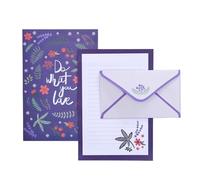 Ensemble D'enveloppes Conviviales Et D'enveloppes En Papier Assorties Avec Floral Et Jolis Animaux.