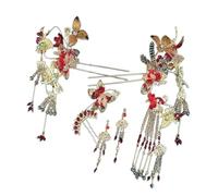 Ensemble d'épingles à cheveux de mariage chinois Han Costume antique Peigne à cheveux pour mariée Costume traditionnel Ensemble de bijoux de cheveux