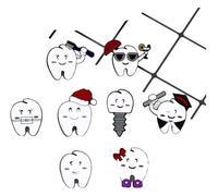 Ensemble d'épinglettes de dessin animé : badges drôles en émail pour sacs et vêtements, Klein, Métal non précieux