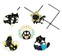 Ensemble d'épinglettes de dessin animé : badges drôles en émail pour sacs et vêtements, Klein, Métal non précieux