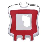 Ensemble d'épinglettes de poche de sang : broche médicale pour amis et médecins, Klein, Métal non précieux