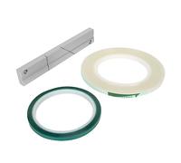 Ensemble D'épissure de Ruban 1/4 10 Pouces, Ruban D'épissage + Plaque de Connexion + Bande Amorce Bloc D'épissure de Ruban Professionnel pour Revoxsonido Ouverture Bobine à Bobine