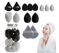 Ensemble D'éponges De Mélangeur Cosmétique - Éponge De Maquillage Portable, Correcteur Et Outil De Mélange De Fondation Pour Visages | Une Éponge À Structure Tridimensionnelle Qui Peut Être Facilmen
