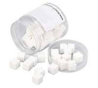 Ensemble d'éponges pour nail art, éponges carrées haute densité pour motifs dégradés ombrés, kit de 50 pièces avec outil d'application et récipient de rangement