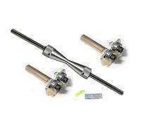 Ensemble d'équilibreur de roue de moto/vélo portable standard 40 cm pour équilibrage de pneu de jante manuel Outil de réparation de pneu professionnel robuste