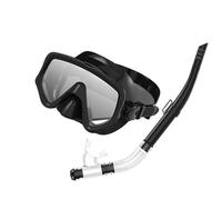 Ensemble d'équipement de plongée pliable avec tuba en silicone étanche pour lunettes de plongée sous-marines
