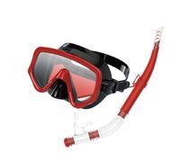 Ensemble d'équipement de plongée pliable avec tuba en silicone étanche pour lunettes de plongée sous-marines