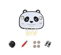 Ensemble d'équipement de Sport d'intérieur 2 en 1, 1 unité, assemblage autonome de supports de basket ball interactifs à hauteur réglable pour enfants et tout petits 69HE