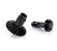 Ensemble d'équipement d'essieu différentiel arrière Avant en Acier 22T 12T 12T 24T 26T 12T Pièces de Mise à Niveau compatibles avec 1 modèle de Voiture RC Crawler à l'échelle(22T and 12T)