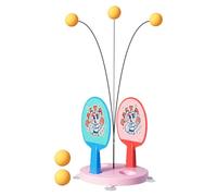 Ensemble d'équipements d'entraînement de Tennis de Table | Bâton d'entraînement avec Raquette, Set de Raquettes Portables pour Exercice intérieur extérieur Maison, Bureau, Gym âges Jeunes Adultes