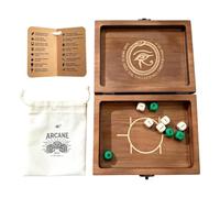 Ensemble Dés Oracle De Plateau Portable Motifs Géométriques