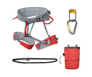 Ensemble d'escalade avantageux Singing Rock Lady Packet XL rouge