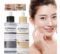 Ensemble d'essence hydratante de deux pièces, riz blanc, extrait de riz noir, élimination des cuticules, Kit de soins hydratants et nourrissants pour la peau 2PCS
