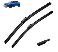 Ensemble d'essuie-glaces avant pour Renault Arkana XM3 2018-2023 2019 2020 2021 2022, balais d'essuie-glace revêtus 24" + 18"(Left hand drive)