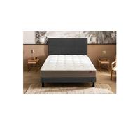 Ensemble Epeda Destination + Sommier Confort Ferme 140x190 Blanc