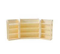 Ensemble d'étagères Miniatures de supermarché - Étagère de présentation de Meubles de Maison de 3 en 1 | Petite décoration de scène de Collection PP pour Filles, Salle de Jeux, Salon