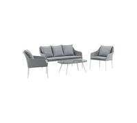 - Ensemble détente de jardin Spoga Gris clair