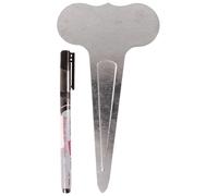 Ensemble D'Étiquettes Zinguées Pour Plantes 6Pz Signe-Plante Jardin Potager