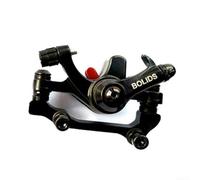 Ensemble d'étrier de frein à disque mécanique en alliage d'aluminium pour roues avant et arrière de VTT compatible avec les rotors avant de 160 mm arrière de 180 mm (F140-160)