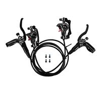 Ensemble d'étriers de frein à disque hydrauliques avant et arrière pour VTT, vélo de montagne, levier de frein gauche et droit avec rotor de 160 mm