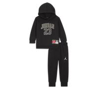 Ensemble deux pièces avec pull en jersey Jordan pour bébé (12-24 mois) Noir/Gold 18M