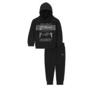 Ensemble deux pièces avec pull en tissu Fleece Jordan MJ Flight MVP pour bébé (12-24 mois) Noir 18M