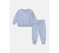 Ensemble Deux Pièces Pour Bébé Sweat À Col Rond Et Pantalon Confortable Bleu Clair 6M(67CM)