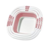 Ensemble d'évier de lavage pliable en 3 parties | Bassin de lave-vaisselle carré pliable, lavabo de lavage du visage portable pour linge de bain de fruits pour la salle de bain