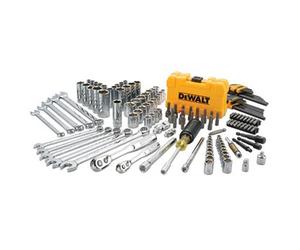 Ensemble DeWALT Gola (142 pcs) avec cliquet 1/4 et 3/8 DWMT73802-1