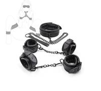 Ensemble d'exercices de yoga en cuir Kit d'entraînement de sangles ajustables pour les mains et les pieds - Ensemble de 3 pièces