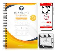 Ensemble d'exercices d'évaluation Cognitive PrfcNL - QI Non Verbal Professionnel et Instrument de raisonnement Spatial WAIS - Kit d'évaluation Clinique de Conception de Blocs