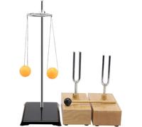 Ensemble d'expériences de diapason résonant for expériences de physique | Kit de diapasons, instrument expérimental de vibration facile à utiliser for l'enseignement de la physique du yoga
