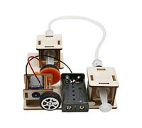 Ensemble d'expériences de frein hydraulique en bois pour projet de salle de classe Science à la maison Activité de cours de pression Principe hydraulique Transfert de pression Projet d'ingénierie