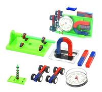 Ensemble D'expériences De Magnétisme Scientifique Junior, Aimants En Forme Fer Cheval Avec Kit Boussole, Équipement Laboratoire Physique Base, Outils Éducatifs, Outil D'enseignement STEM