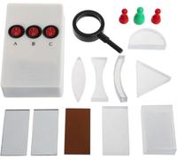 Ensemble d'expérimentation d'optique physique, lentilles convexes | For les démonstrations en e sciences, kits d'optique de lentille géométrique de physique