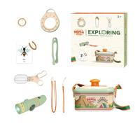 Ensemble d'explorateur en Plein air | Kit Explorateur pour | Équipement d’Explorateur d’arrière-Cour | Équipement d'exploration d'arrière-Cour, Jouet d'aventure en Plein air, Kit de Capture de