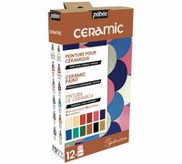 Pébéo – Ensemble d'exploration de peinture Ceramic – 12 x 20 ml
