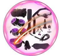 Ensemble D'Exploration Multipurpose IntéRieur De 12 PièCes, SûR Et Confortable, AméLiorant L'Interaction De Loisirs Cadeaux Amusants Pour Les Couples - Q (Violet)
