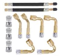 Ensemble d'extension compact pour gonfleur de valve avec construction fiable pour une meilleure expérience d'entretien des pneus (A)