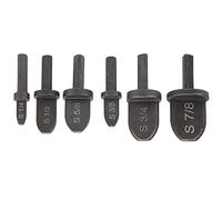 Ensemble d'extension de tube 6 pièces, extenseur de tuyau à poignée ronde, outil d'évasement de tube en cuivre pour climatiseur avec 6 tailles, accessoires de perceuse électrique