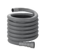 Ensemble d'extension de tuyau vidange 10 pieds gris 20-38mm, pinces connecteur support for Machine à laver