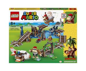 Ensemble d'Extension LEGO Super Mario : Course de Chariot de Mine de Diddy Kong (71425)