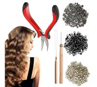 Ensemble d'extensions de cheveux, pince à extensions de cheveux à anneau nano | Accessoire de coiffure pour femme et femme danse fête