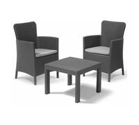 Ensemble D'extérieur Allibert Balcony SALVADOR Graphite K221307K939KK